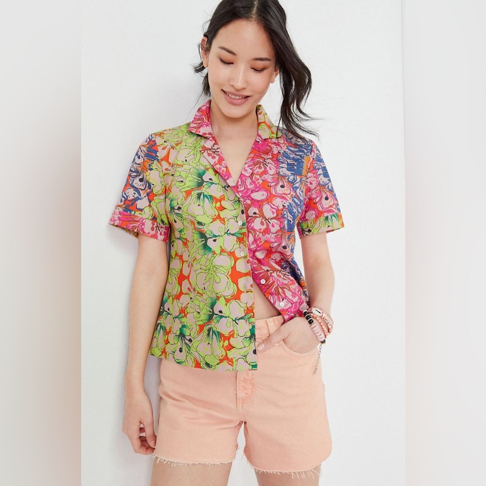 Roopa Pemmaraju Tops & Tees | Rainbow Floral Buttondown ASSORTED